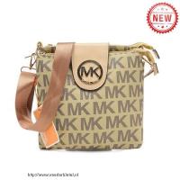 michael kors fulton logo groot beige crossbody zakken Groothandel Tassen z68d7226